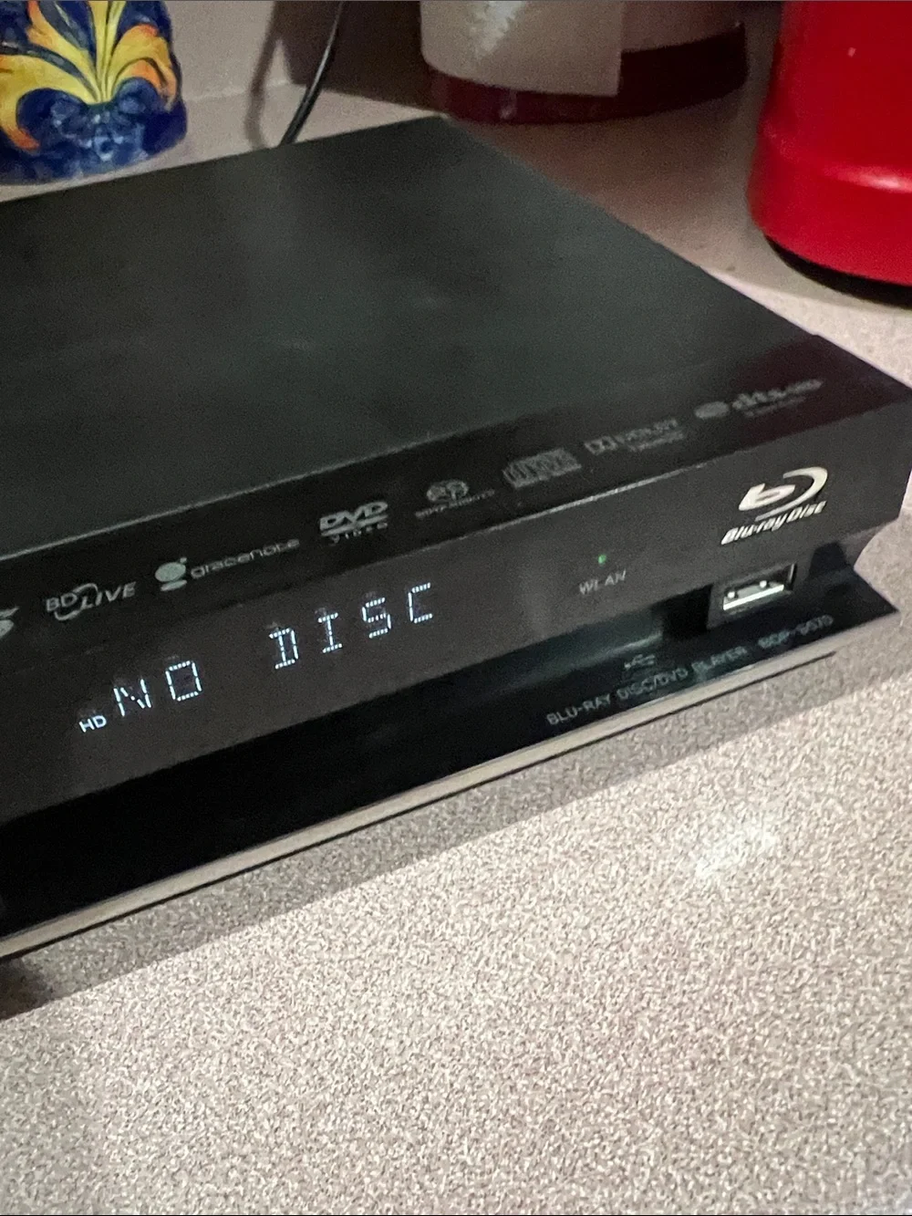 Sony Black Blu-ray Disc Player with HDMI Output 3D BDP-S570